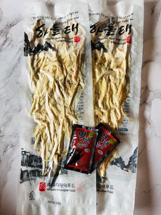 [오늘바스켓] 용대리 손질하늘태 130g — 3점을 준 리뷰어가 2021년 6월 올린 사용 사진