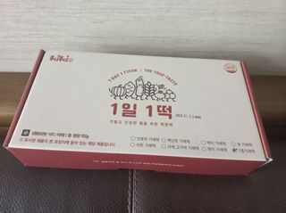 푸디푸디 1일1떡  가래떡 낱개포장 아침식사 식사대용 7종 세트 혼합 (14개입) — 5점을 준 리뷰어가 2022년 6월 올린 사용 사진