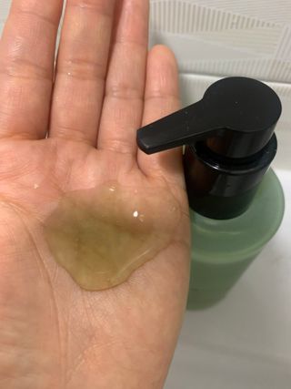 프리마인 메이크업과 들뜨는 각질까지 한방에 깐달걀로! 순하기까지한 셀베이스 그린티클렌저(200ml) — 5점을 준 리뷰어가 2023년 3월 올린 사용 사진