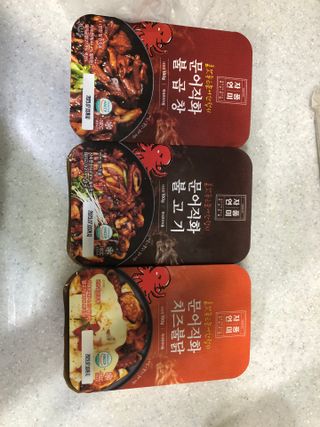 자연풍미 문어직화볶음 3종 (불고기, 불곱창, 치즈불닭) — 5점을 준 리뷰어가 2022년 8월 올린 사용 사진
