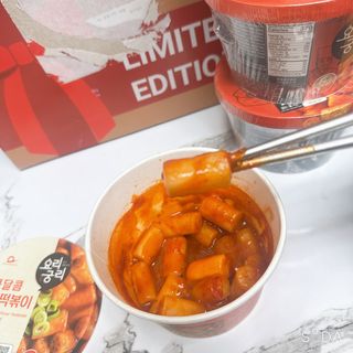 나우  [요리궁리] B타입 ( 매콤, 치즈, 매콤까르보 ) 꽃떡볶이 6개입 세트 — 4점을 준 리뷰어가 2025년 3월 올린 사용 사진