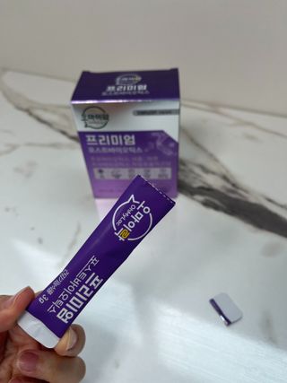 [유산균] 오마이락 프리미엄 포스트바이오틱스 30P — 5점을 준 리뷰어가 2022년 11월 올린 사용 사진
