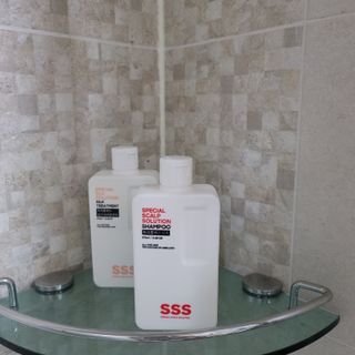 트리플에스 탈모 샴푸 275ml + 실크 트리트먼트 275ml — 5점을 준 리뷰어가 2021년 4월 올린 사용 사진
