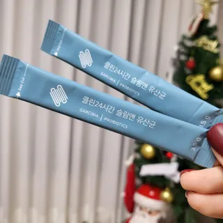 클린24시간 슬림앤유산균 1박스 (3.5g X 15포) — 5점을 준 리뷰어가 2022년 12월 올린 사용 사진