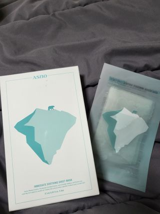 에이스노 레스큐 이미디에이트 수딩 시트마스크 — 4점을 준 리뷰어가 2021년 11월 올린 사용 사진