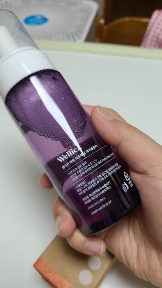 웰리카_V CARE 웰리카 락토 리프레싱 이너클렌저 — 5점을 준 리뷰어가 2021년 1월 올린 사용 사진