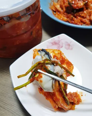 셰프애찬 알배기 겉절이 김치 1kg — 5점을 준 리뷰어가 2022년 11월 올린 사용 사진