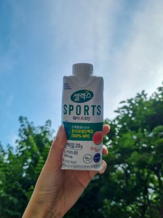 셀렉스스포츠 셀렉스 스포츠 웨이 프로틴 복숭아_ 330ml x 12팩 — 5점을 준 리뷰어가 2021년 8월 올린 사용 사진