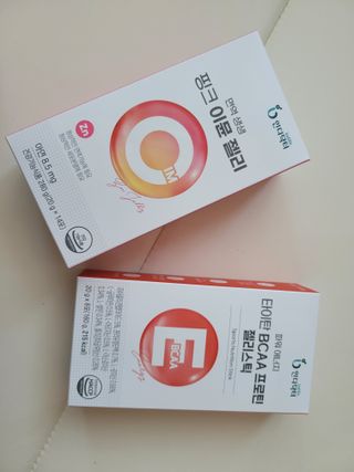 인디닥터 면역 생생 핑크 이뮨 젤리 + 타이탄 BCAA 프로틴 젤리스틱 — 5점을 준 리뷰어가 2022년 4월 올린 사용 사진