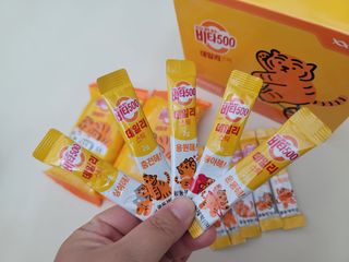 광동생활건강 프리 [광동] VB와 VC를 함유한 멀티 비타민 비타 500 데일리 스틱 180포 — 5점을 준 리뷰어가 2022년 5월 올린 사용 사진