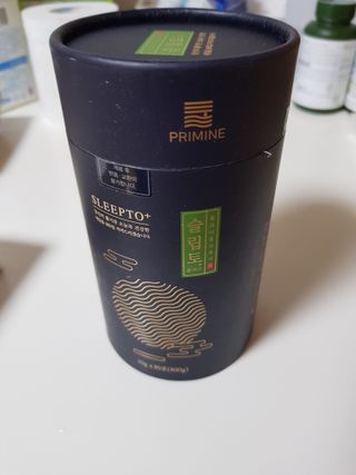 프리마인 자체 기업부설 연구소에서 찾아낸 건강한 수면의 비밀.  슬립토 플러스 30포 — 5점을 준 리뷰어가 2022년 9월 올린 사용 사진