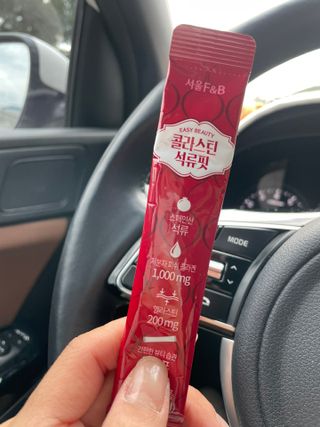 서울에프엔비 콜라스틴 3종 뷰티젤리스틱 45입 [ABC핏 15입 /  석류핏 15입 / 청스피루리나 15입] — 5점을 준 리뷰어가 2021년 9월 올린 사용 사진