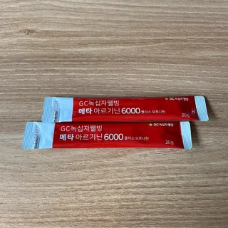 메타아르기닌 GC녹십자웰빙 메타 아르기닌 6000 플러스 오르니틴 — 5점을 준 리뷰어가 2022년 12월 올린 사용 사진