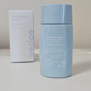 아이레시피 마일드 히알루로닉 모이스트 업 선스크린 SPF50+ PA++++ — 4점을 준 리뷰어가 2023년 6월 올린 사용 사진