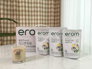 이롬 황성주 박사의 국산콩 두유 검은콩과 17곡 프리미엄 — 3.5점을 준 리뷰어가 2021년 5월 올린 사용 사진