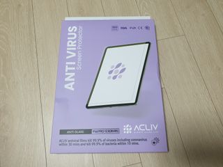 아클리브 Premium 항균 항바이러스 액정 보호필름(iPad) — 4점을 준 리뷰어가 2022년 10월 올린 사용 사진