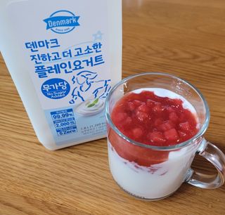 프리_[덴마크] 진하고 더 고소한 플레인 요거트 1.8L — 5점을 준 리뷰어가 2025년 5월 올린 사용 사진