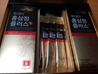 서울약사신협_투데이홍삼정플러스스틱_10g x 30포 — 5점을 준 리뷰어가 2020년 12월 올린 사용 사진