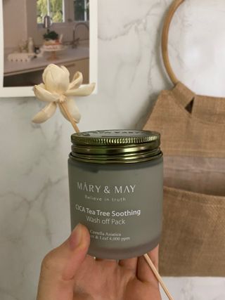 마리엔메이 시카 티트리 수딩 워시오프 마스크팩 125g — 5점을 준 리뷰어가 2022년 4월 올린 사용 사진