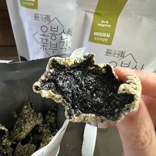 오봉산꽃부각 [만나식품] 오봉산 꽃부각 3가지 맛(오리지널, 새우맛, 매운고추맛) — 5점을 준 리뷰어가 2023년 1월 올린 사용 사진