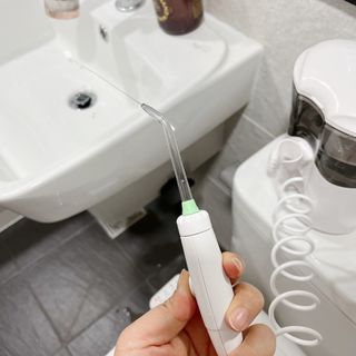 주식회사 클린디 [클린디] 양치 후 남은 이물질, 물치실로 완벽 제거 🦷 구강세정기 세트 [맞춤 칫솔 + 치약 포함] — 5점을 준 리뷰어가 2022년 1월 올린 사용 사진