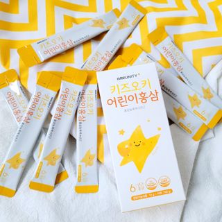 [이뮤니티플러스]우리아이 면역오키, 건강오키 _ 키즈오키 어린이홍삼 10포 1box — 5점을 준 리뷰어가 2022년 4월 올린 사용 사진