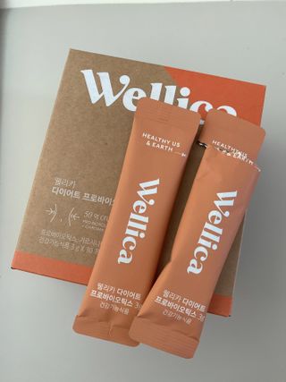 웰리카 다이어트 프로바이오틱스 — 5점을 준 리뷰어가 2021년 2월 올린 사용 사진