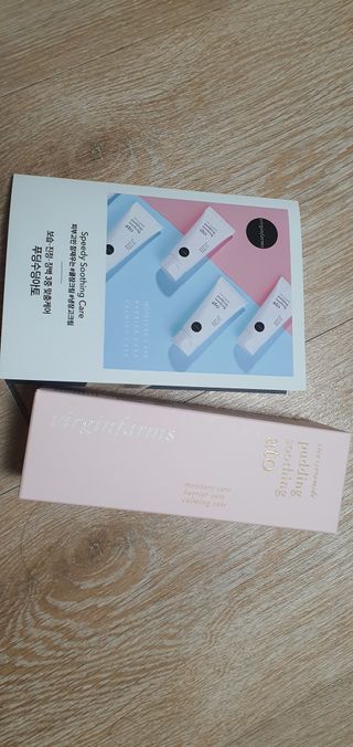 냉장고에 넣어요, 붉은 트러블 피부 다음날 진정되요 [버진팜스 푸딩수딩아토] — 5점을 준 리뷰어가 2021년 9월 올린 사용 사진