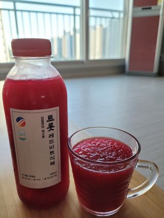 트롯전통식혜 트롯레드비트식혜 1리터 +500리터 — 4점을 준 리뷰어가 2021년 5월 올린 사용 사진