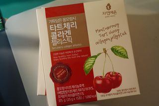 자연에온 가득담은 몽모랑시 타트체리 콜라겐 젤리스틱 — 5점을 준 리뷰어가 2020년 12월 올린 사용 사진