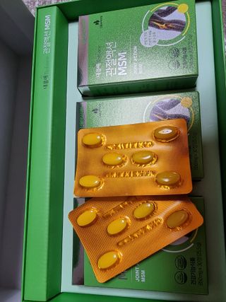 서울약사신협_내몸애발란스관절액션MSM_850mg x 90정 — 5점을 준 리뷰어가 2021년 5월 올린 사용 사진