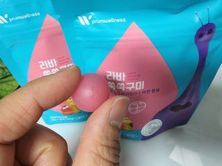 푸름웰니스 라바 쑥쑥구미 36g — 5점을 준 리뷰어가 2022년 4월 올린 사용 사진