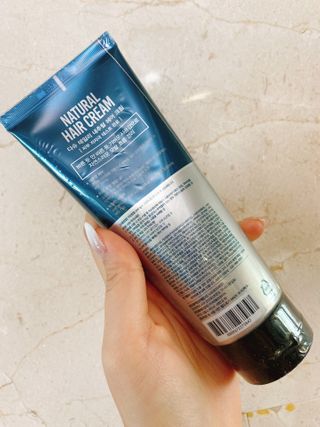 다슈코리아 다슈 데일리 내추럴 헤어 크림 — 4점을 준 리뷰어가 2021년 2월 올린 사용 사진