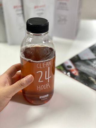 클린24시간 1BOX(5포) + 전용보틀(500ml) — 4.5점을 준 리뷰어가 2023년 5월 올린 사용 사진