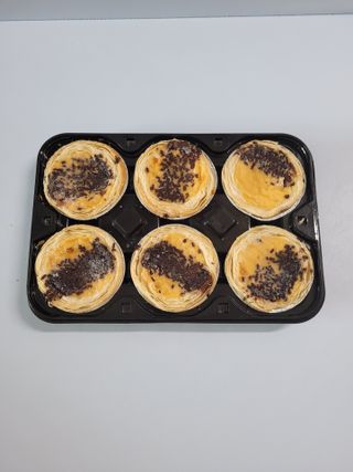 디앙뜨 포르투갈 에그타르트 오리지널 맛+패션후르츠+초콜릿타르트 맛 중 택1 — 5점을 준 리뷰어가 2021년 8월 올린 사용 사진