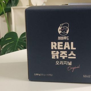 서비푸드 리얼 닭주스 오리지널 200g 1세트 10개입 — 5점을 준 리뷰어가 2022년 1월 올린 사용 사진