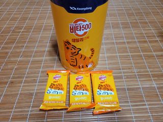 광동생활건강 프리 [광동] VB와 VC를 함유한 멀티 비타민 비타 500 데일리 스틱 180포 — 5점을 준 리뷰어가 2022년 6월 올린 사용 사진
