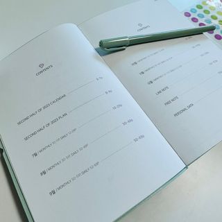 리훈 다이어리 2023년 이야기 펜 스티커 세트 그란데 6개월 하반기 — 5점을 준 리뷰어가 2023년 6월 올린 사용 사진
