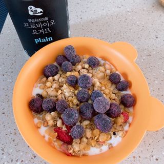 숲골 임실치즈마을 프로바이오 요거트 450ml 2개 — 5점을 준 리뷰어가 2021년 10월 올린 사용 사진