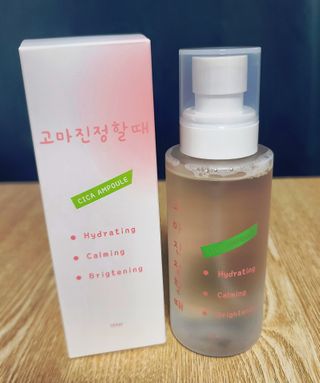 [시카앰플] 묘오한 고마진정할때 진정 스프레이 앰플 150ml — 4점을 준 리뷰어가 2021년 1월 올린 사용 사진