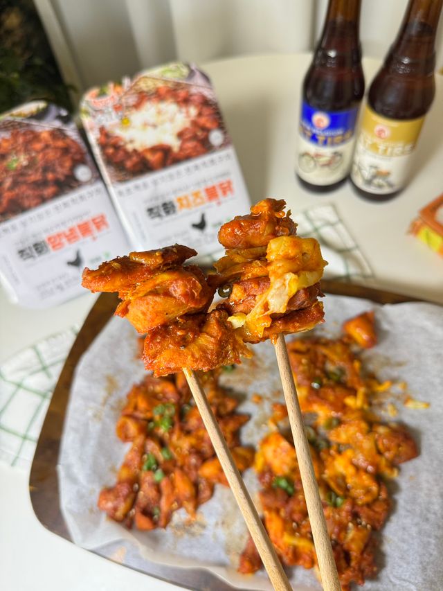 [닭집아들] 직화치즈불닭 & 직화양념불닭 리뷰 사진
