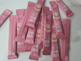 [인디닥터] 면역 생생 핑크 이뮨 젤리 — 5점을 준 리뷰어가 2022년 4월 올린 사용 사진