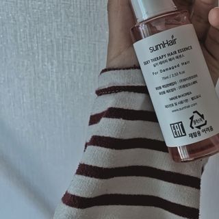 썸헤어 / SUMHAIR 썸헤어 실키 테라피 헤어 에센스 — 4.5점을 준 리뷰어가 2021년 5월 올린 사용 사진