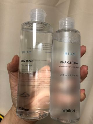 화이트리 비움 데일리 토너, 바하 0.5토너 세트 — 5점을 준 리뷰어가 2020년 12월 올린 사용 사진