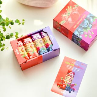 [롯데칠성] 야채듬뿍 더'진한 [롯데칠성] 야채는 이제 COLORFULL! 야채듬뿍  더 진한 레드 4개 +퍼플 4개 (총 8개) — 4점을 준 리뷰어가 2023년 6월 올린 사용 사진