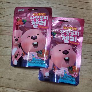 [팔도] 잔망루피젤리 믹스베리맛 42g 8개 — 5점을 준 리뷰어가 2022년 1월 올린 사용 사진