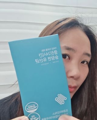 클린24시간 슬림앤유산균 1박스 (3.5g X 15포) — 5점을 준 리뷰어가 2022년 8월 올린 사용 사진