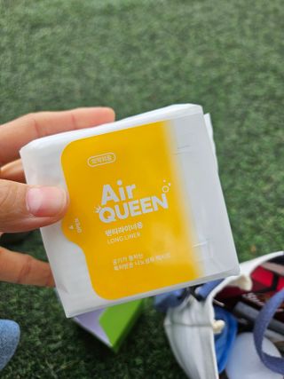 에어퀸 뉴브레스 유기농 생리대 4종 (팬티라이너 20P + 중형 10P + 대형 10P + 오버나이트 8P)_체험단 — 5점을 준 리뷰어가 2024년 5월 올린 사용 사진