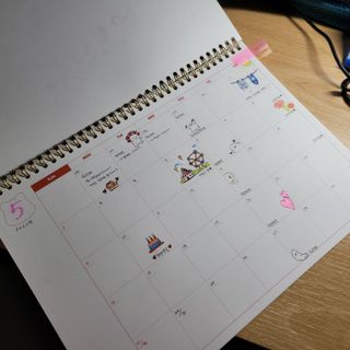 리훈 곰부 체크리스트+ 곰부 리무버블스티커 1장 — 5점을 준 리뷰어가 2021년 5월 올린 사용 사진