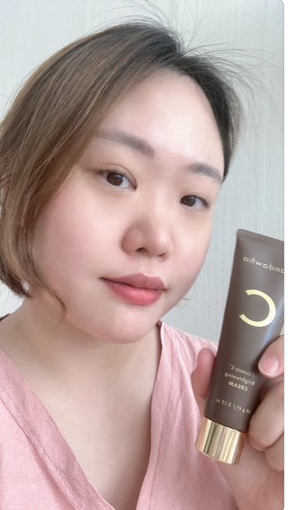 산다화 비타민C 화이트닝 크림 — 4.5점을 준 리뷰어가 2023년 5월 올린 사용 사진